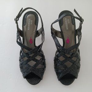 Ros Hommerson Lacey Peep Toe Slingback Heels